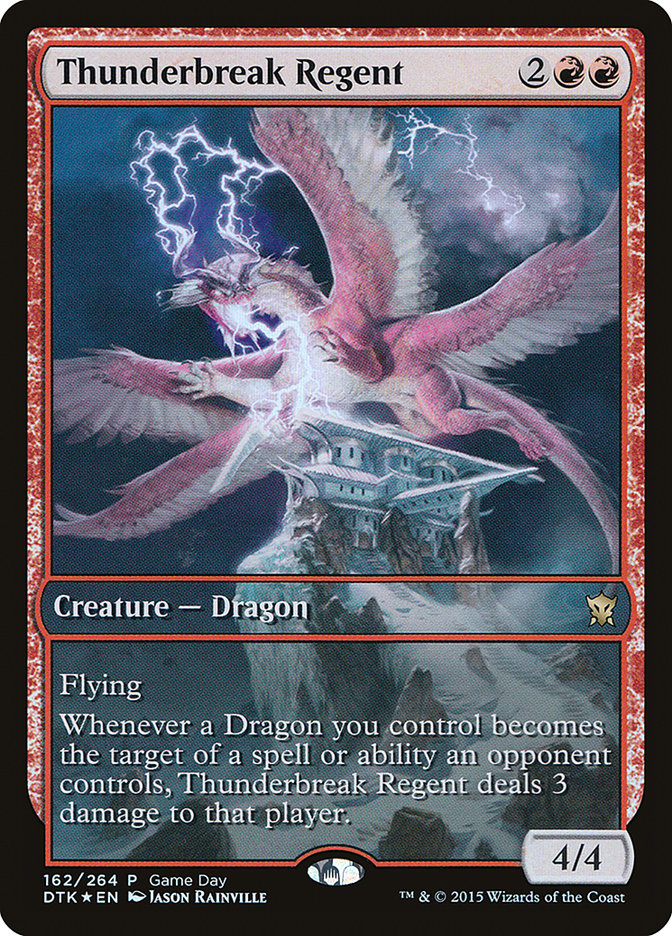 Thunderbreak Regent (Game Day) [Dragons of Tarkir Promos] | Dumpster Cat Games