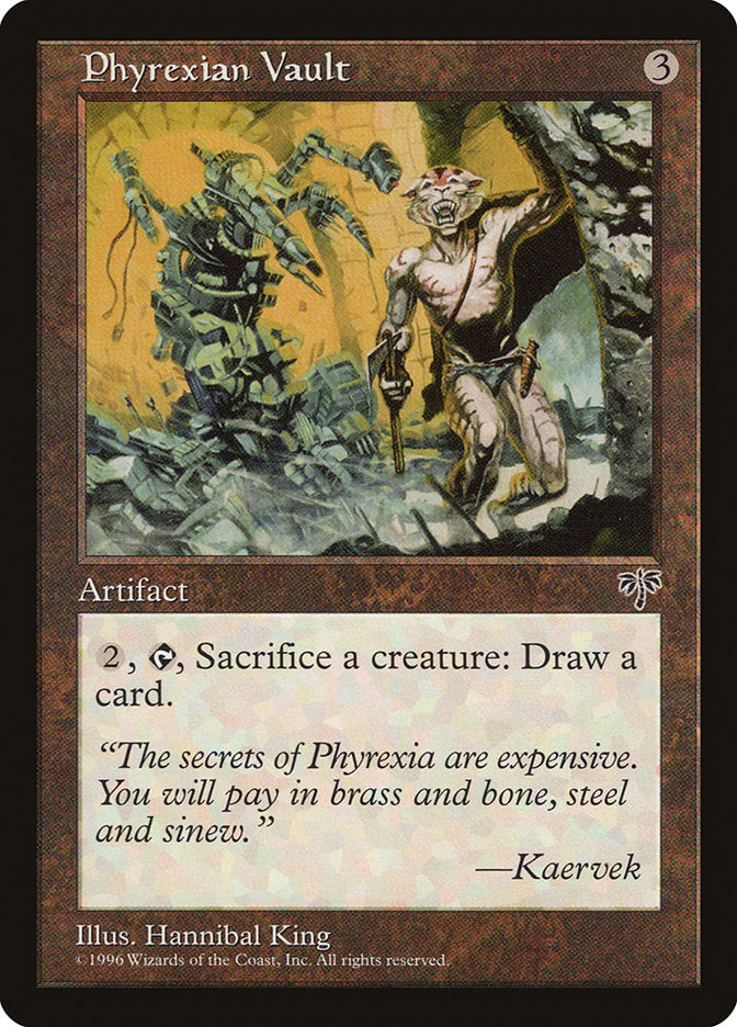 Phyrexian Vault [Mirage] | Dumpster Cat Games