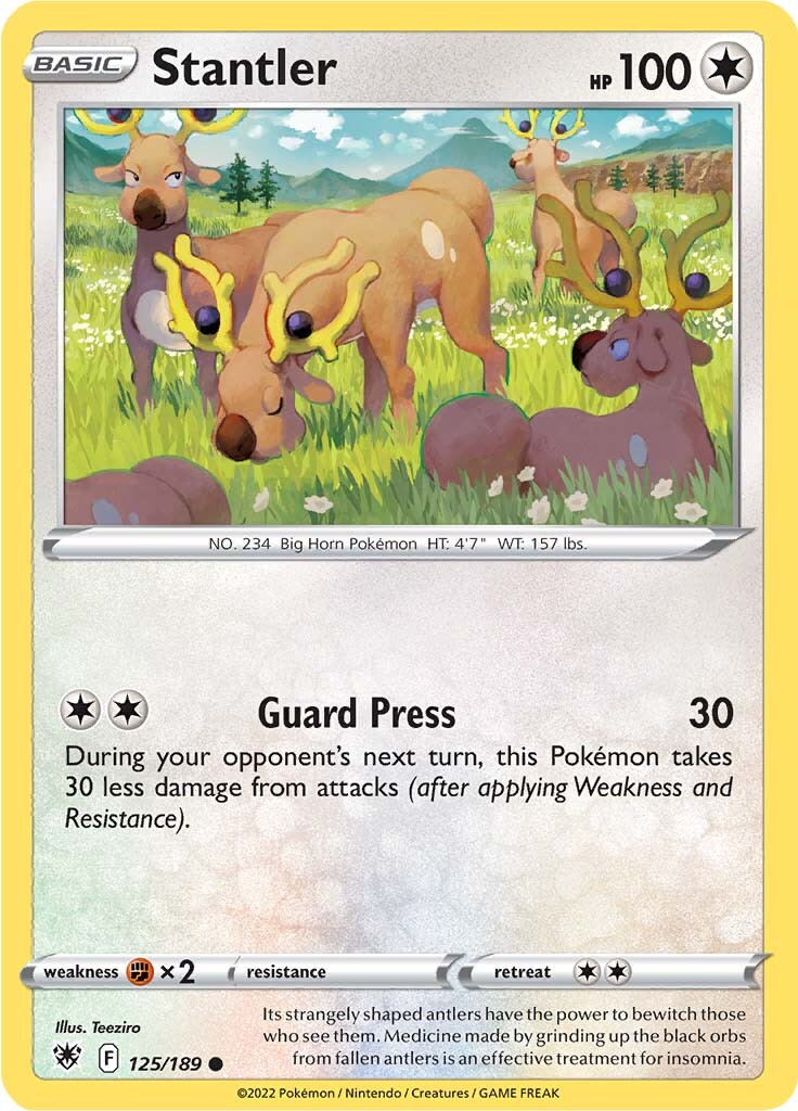 Stantler (125/189) [Sword & Shield: Astral Radiance] | Dumpster Cat Games