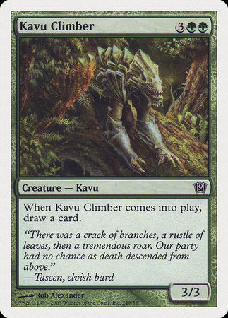 Kavu Climber [Ninth Edition] | Dumpster Cat Games