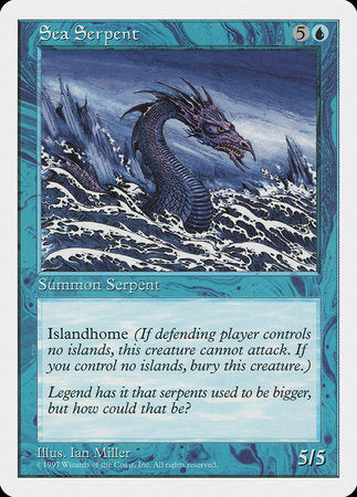 Sea Serpent [Fifth Edition] | Dumpster Cat Games