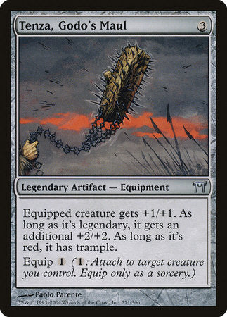 Tenza, Godo's Maul [Champions of Kamigawa] | Dumpster Cat Games