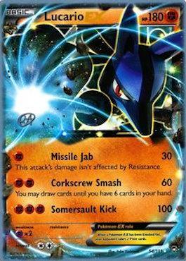 Lucario EX (54/111) (The Flying Hammer - Rowan Stavenow) [World Championships 2015] | Dumpster Cat Games