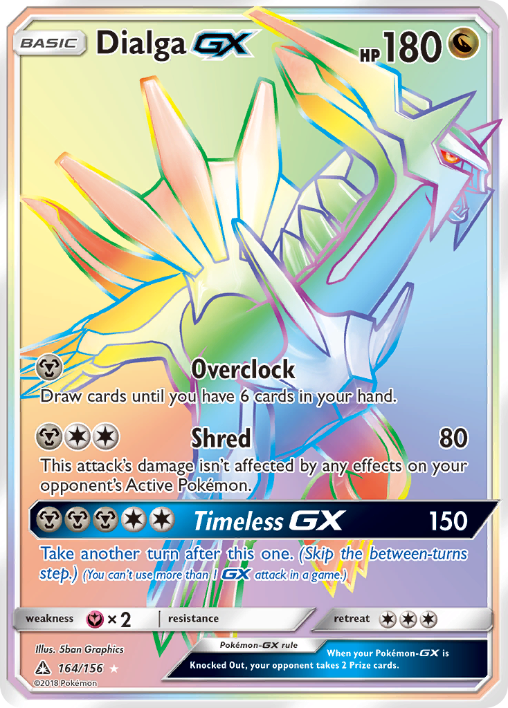 Dialga GX (164/156) [Sun & Moon: Ultra Prism] | Dumpster Cat Games
