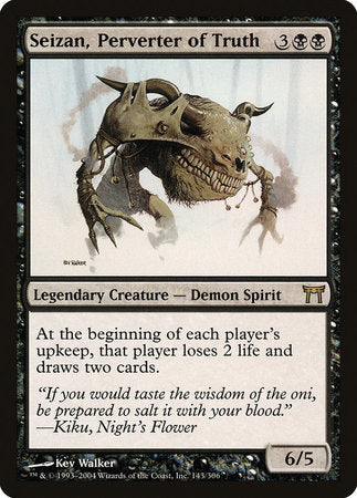 Seizan, Perverter of Truth [Champions of Kamigawa] | Dumpster Cat Games