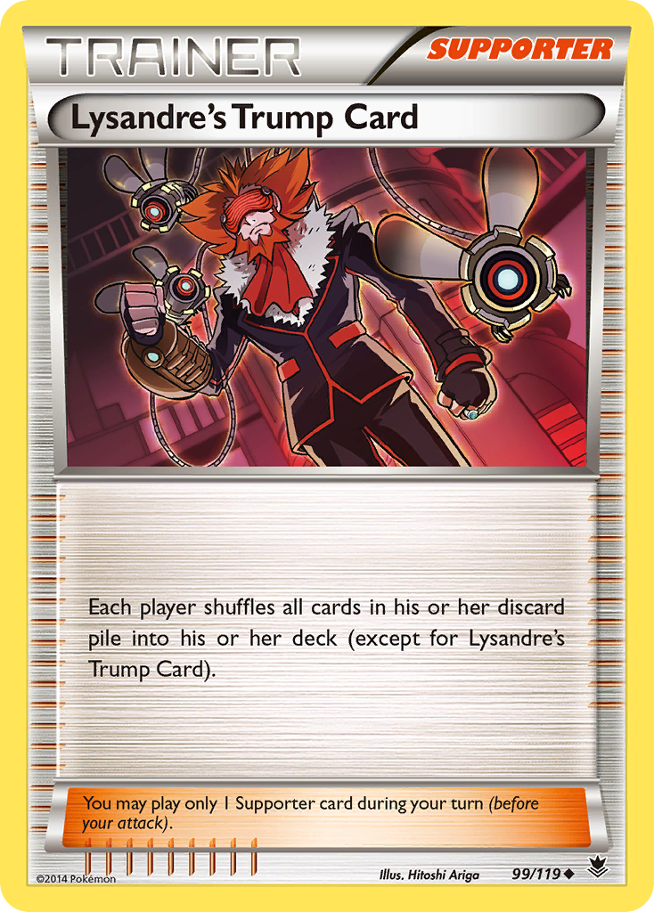 Lysandre's Trump Card (99/119) [XY: Phantom Forces] | Dumpster Cat Games