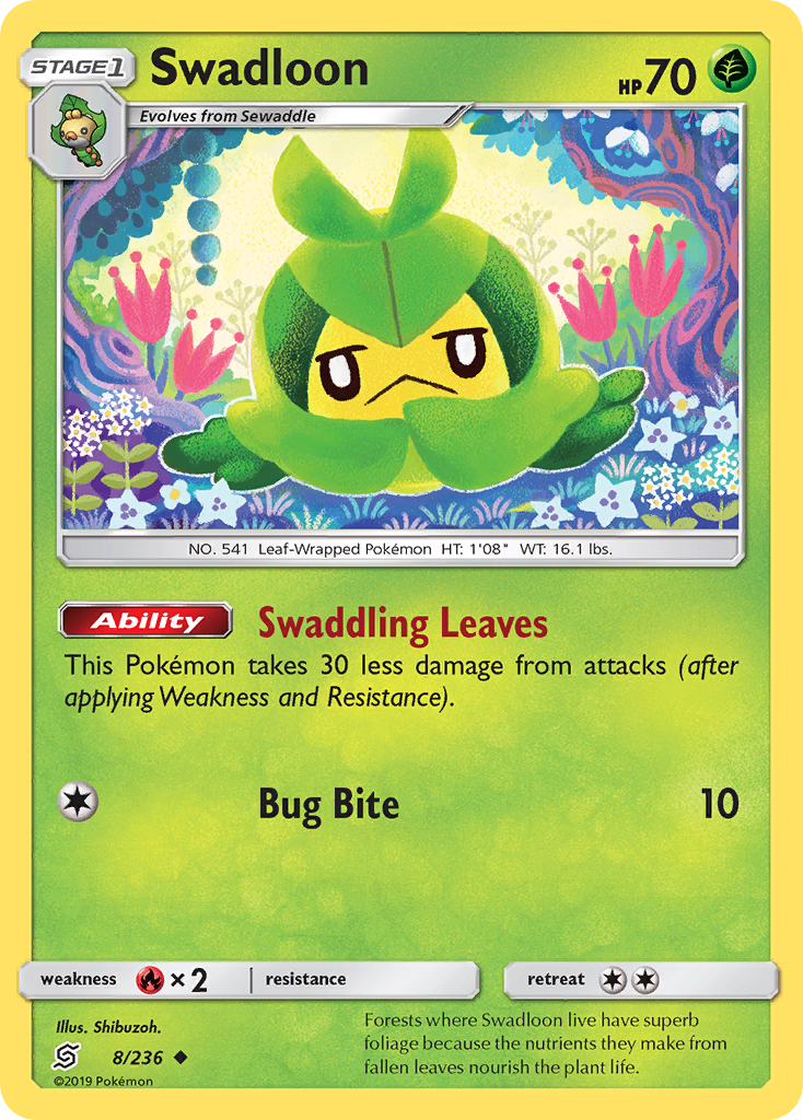 Swadloon (8/236) [Sun & Moon: Unified Minds] | Dumpster Cat Games