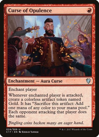 Curse of Opulence [Commander 2017] | Dumpster Cat Games