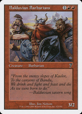 Balduvian Barbarians [Seventh Edition] | Dumpster Cat Games