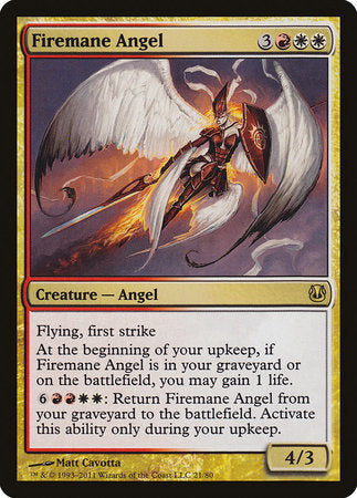 Firemane Angel [Duel Decks: Ajani vs. Nicol Bolas] | Dumpster Cat Games