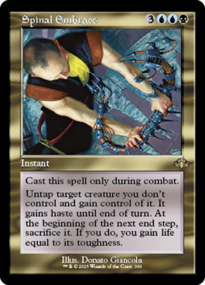 Spinal Embrace (Retro) [Dominaria Remastered] | Dumpster Cat Games
