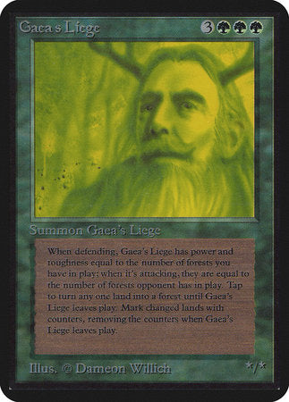 Gaea's Liege [Limited Edition Alpha] | Dumpster Cat Games