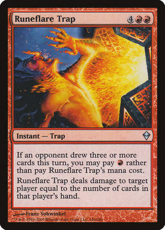 Runeflare Trap [Zendikar] | Dumpster Cat Games