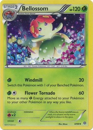 Bellossom (4/98) (Cosmos Holo) [XY: Ancient Origins] | Dumpster Cat Games