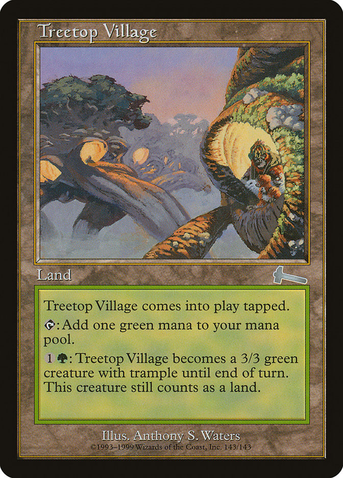 Treetop Village [Urza's Legacy] | Dumpster Cat Games
