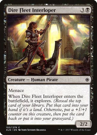 Dire Fleet Interloper [Ixalan] | Dumpster Cat Games