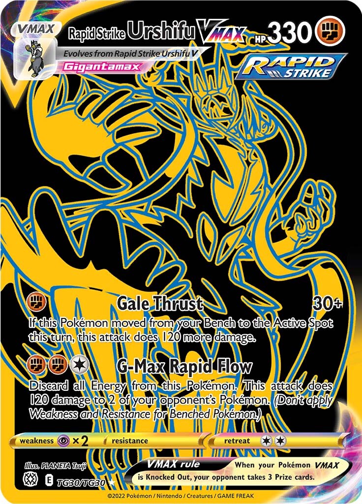 Rapid Strike Urshifu VMAX (TG30/TG30) [Sword & Shield: Brilliant Stars] | Dumpster Cat Games