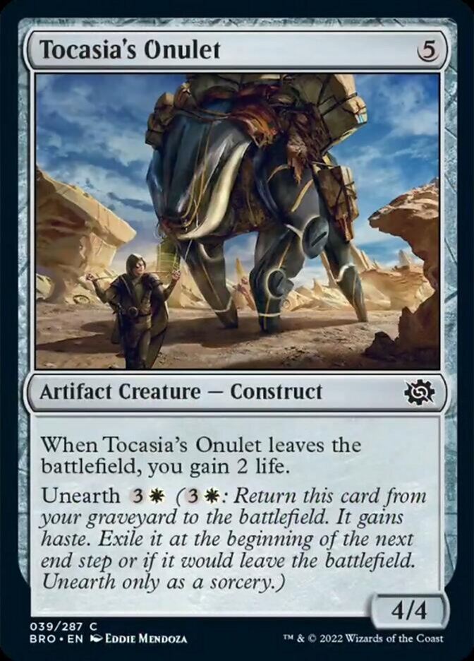 Tocasia's Onulet [The Brothers' War] | Dumpster Cat Games