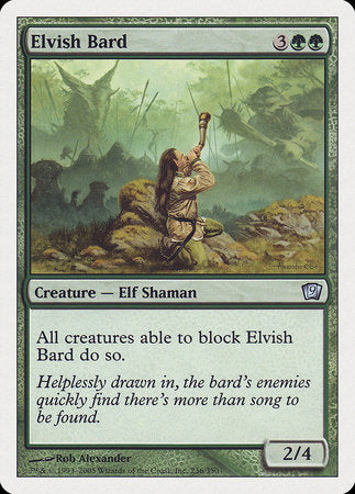 Elvish Bard [Ninth Edition] | Dumpster Cat Games