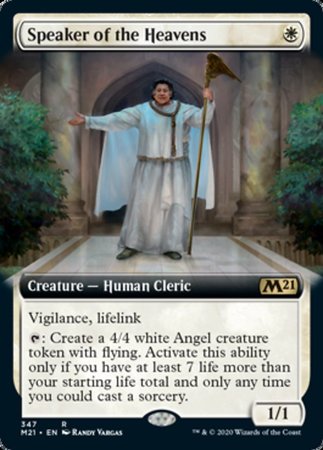Speaker of the Heavens (Extended Art) [Core Set 2021] | Dumpster Cat Games