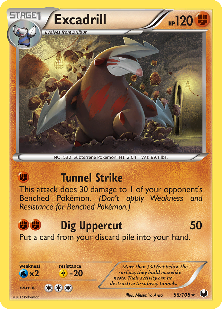 Excadrill (56/108) [Black & White: Dark Explorers] | Dumpster Cat Games