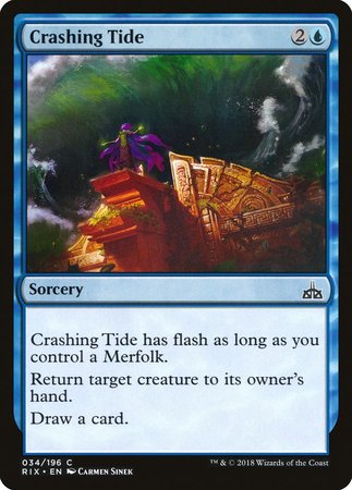 Crashing Tide [Rivals of Ixalan] | Dumpster Cat Games