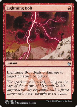 Lightning Bolt [Masters 25] | Dumpster Cat Games