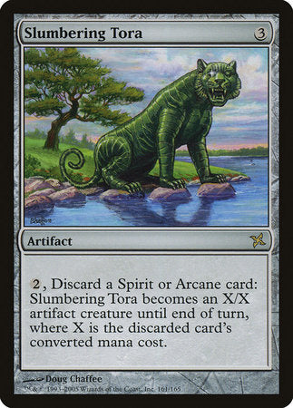Slumbering Tora [Betrayers of Kamigawa] | Dumpster Cat Games