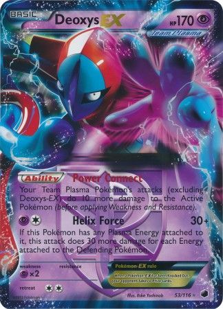 Deoxys EX (53/116) (Jumbo Card) [Black & White: Plasma Freeze] | Dumpster Cat Games