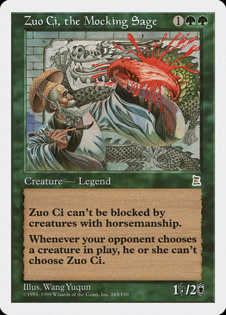 Zuo Ci, the Mocking Sage [Portal Three Kingdoms] | Dumpster Cat Games