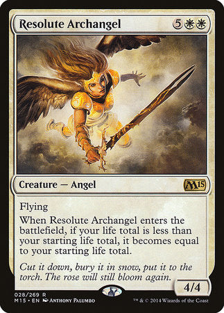 Resolute Archangel [Magic 2015] | Dumpster Cat Games