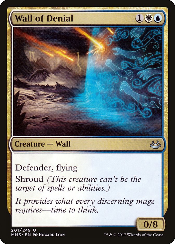 Wall of Denial [Modern Masters 2017] | Dumpster Cat Games