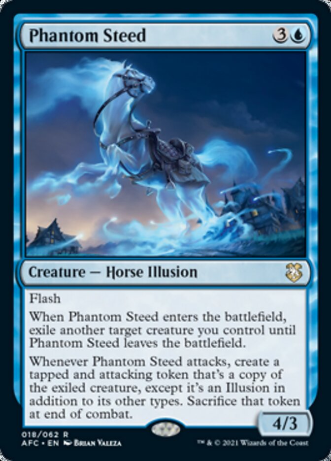Phantom Steed [Dungeons & Dragons: Adventures in the Forgotten Realms Commander] | Dumpster Cat Games