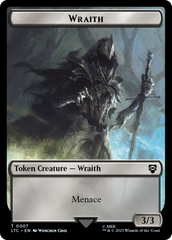 Food // Wraith Double-Sided Token [The Lord of the Rings: Tales of Middle-Earth Commander Tokens] | Dumpster Cat Games