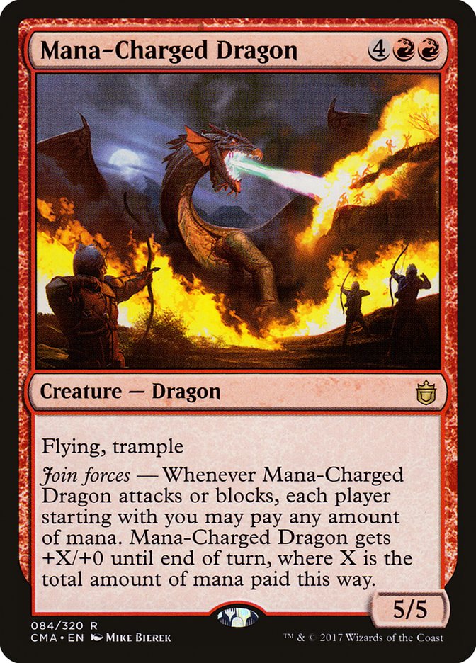 Mana-Charged Dragon [Commander Anthology] | Dumpster Cat Games