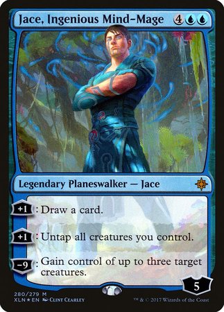 Jace, Ingenious Mind-Mage [Ixalan] | Dumpster Cat Games