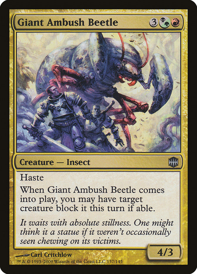 Giant Ambush Beetle [Alara Reborn] | Dumpster Cat Games
