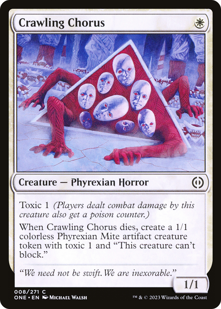 Crawling Chorus [Phyrexia: All Will Be One] | Dumpster Cat Games
