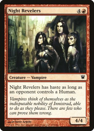 Night Revelers [Innistrad] | Dumpster Cat Games