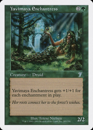 Yavimaya Enchantress [Seventh Edition] | Dumpster Cat Games