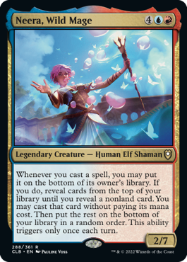 Neera, Wild Mage [Commander Legends: Battle for Baldur's Gate] | Dumpster Cat Games