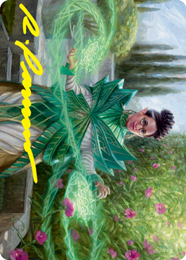 Kianne, Dean of Substance Art Card (Gold-Stamped Signature) [Strixhaven: School of Mages Art Series] | Dumpster Cat Games