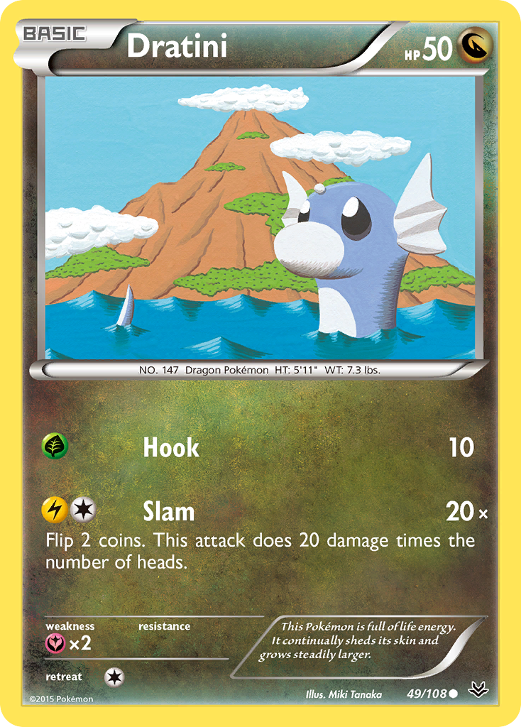 Dratini (49/108) [XY: Roaring Skies] | Dumpster Cat Games