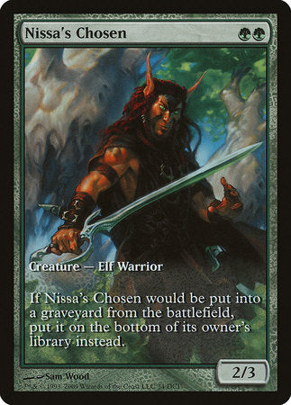 Nissa's Chosen [Zendikar Promos] | Dumpster Cat Games