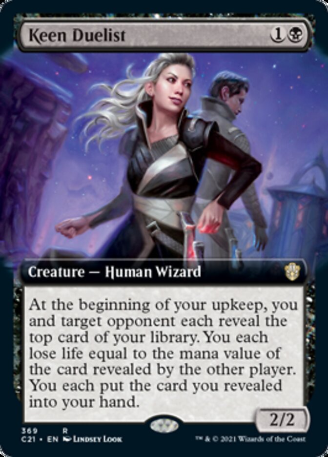 Keen Duelist (Extended) [Commander 2021] | Dumpster Cat Games