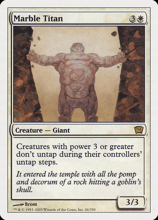 Marble Titan [Ninth Edition] | Dumpster Cat Games