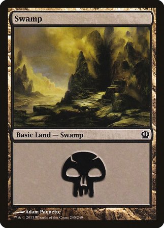 Swamp (240) [Theros] | Dumpster Cat Games