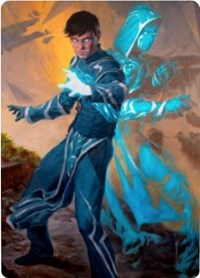 Jace, Mirror Mage 1 Art Card [Zendikar Rising Art Series] | Dumpster Cat Games