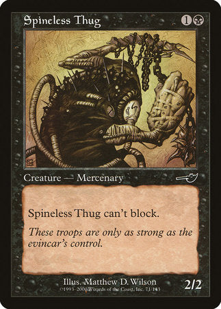 Spineless Thug [Nemesis] | Dumpster Cat Games