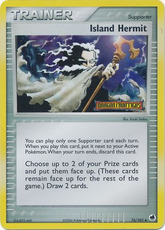 Island Hermit (76/101) (Stamped) [EX: Dragon Frontiers] | Dumpster Cat Games